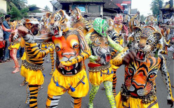 Индийский танец тигра