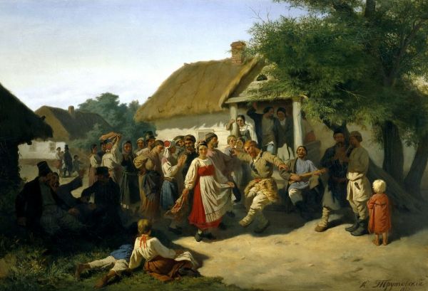 Социальные танцы в Курской губернии