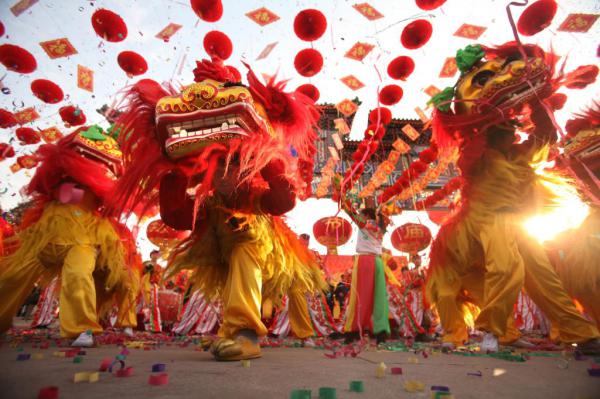 Китайский танец льва