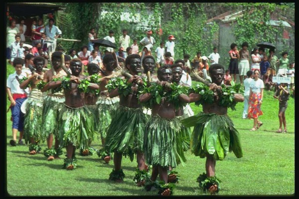 Традиционные танцы на Фиджи