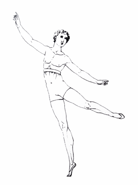 Зарисовки Карло Блазиса в руководстве к танцу