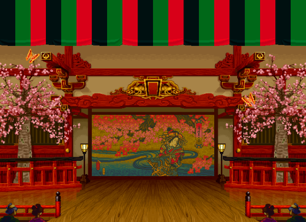 Сцена кабуки