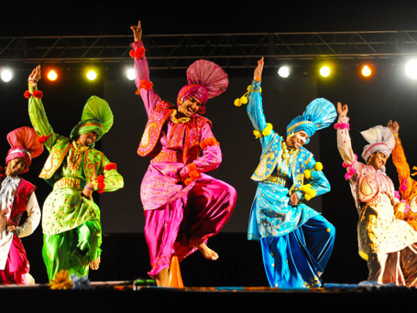 Народный танец Пенджаба - бхангра