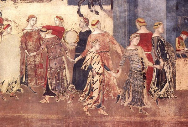 Танцы в средние века