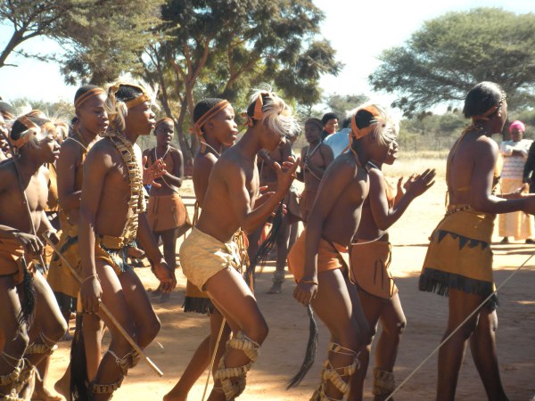 Танцы южноафриканской Ботсваны