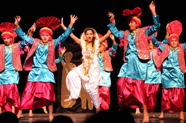 Народный танец Пенджаба - бхангра