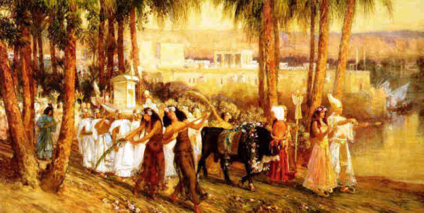 Развитие танца - Древний Египет