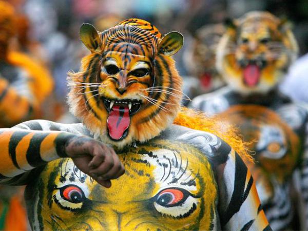 Индийский танец тигра