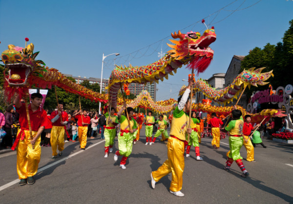 Новый год в Китае: танец дракона